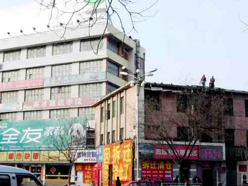 朝阳老旧建筑日渐消失高楼大厦拔地而起