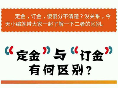 预付款是订金还是定金