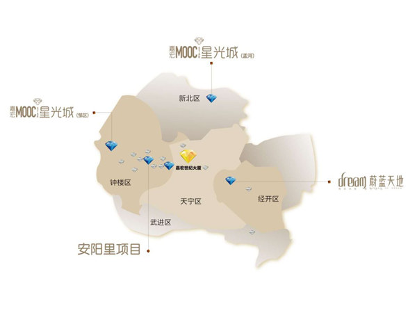 嘉宏集团常州四个大型地产项目